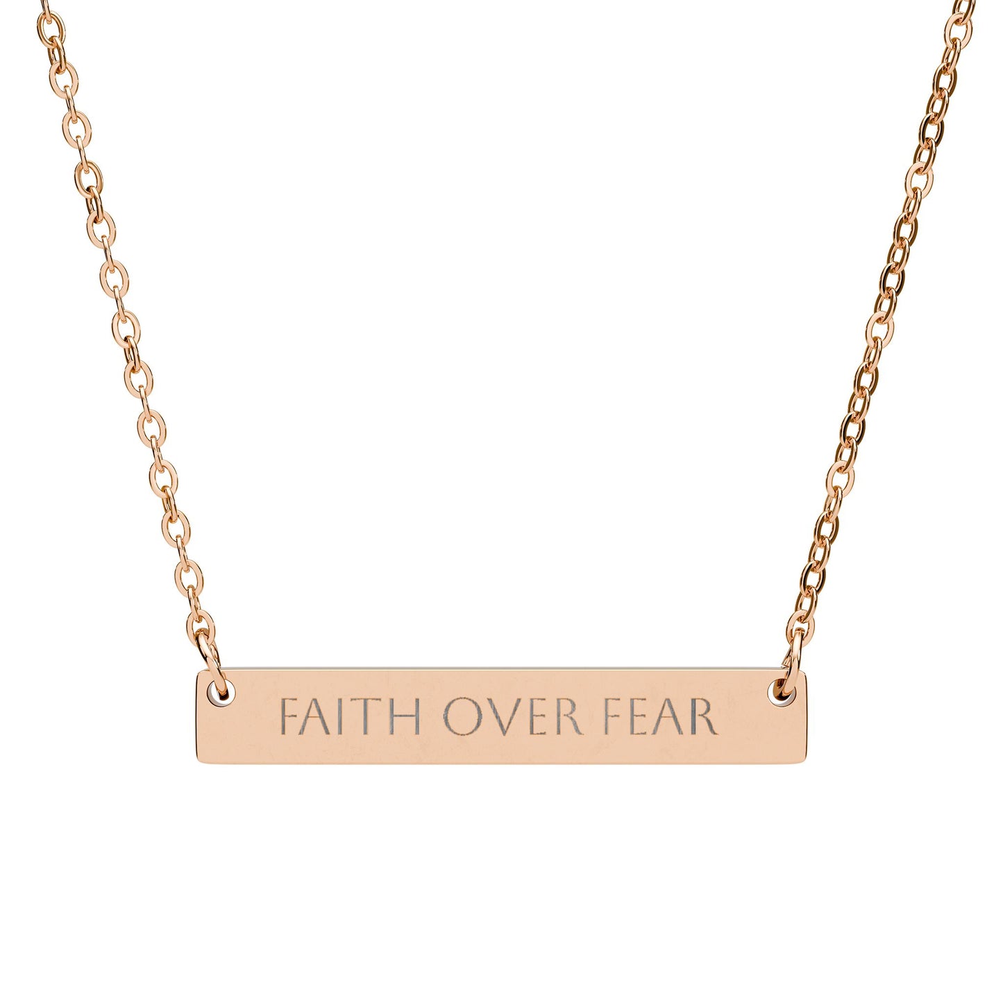 Faith Over Fear Necklace