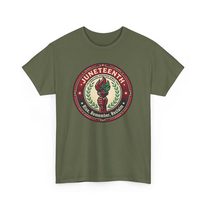 Juneteenth "Rise, Remember, Reclaim" Tee Shirt