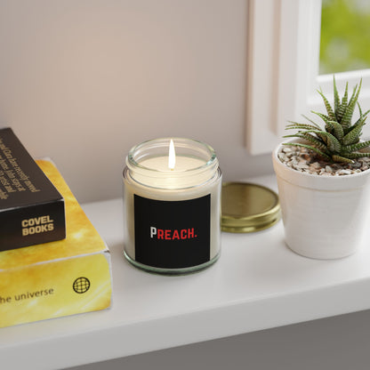 PREACH. Scented Candles, Coconut Apricot Wax (4oz, 9oz)
