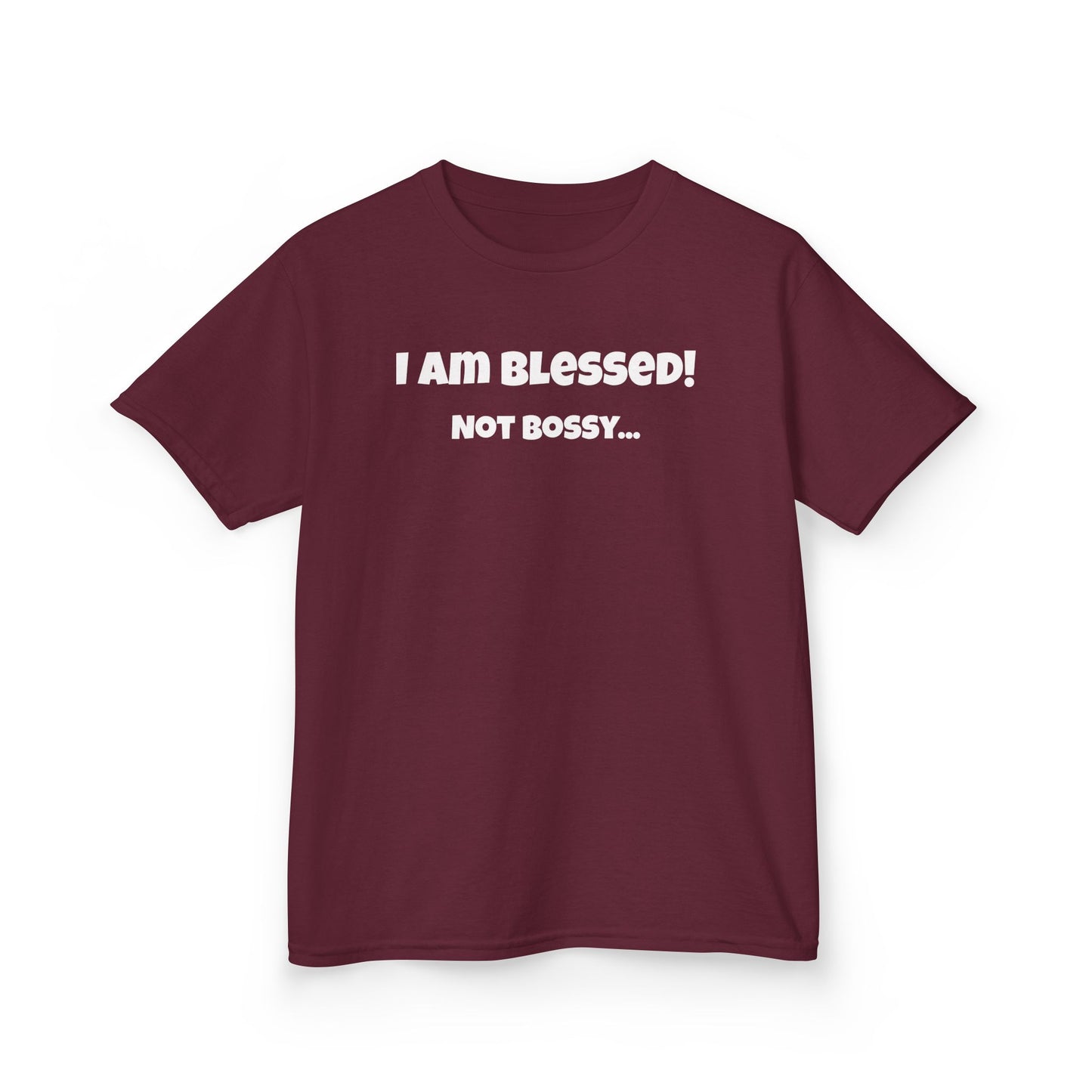 Blessed Not Bossy Kids Tee Shirt