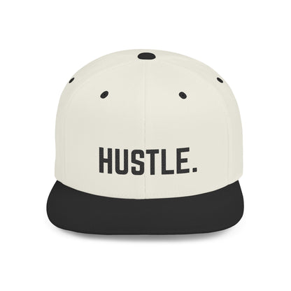 Hustle Flat Bill Snapback Hat