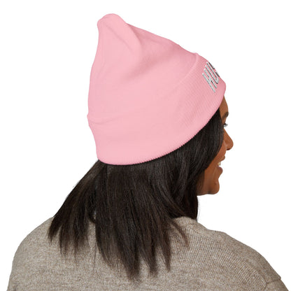 HUSTLE.  Embroidered Beanie