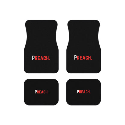 PREACH. Car Mats —  Logo Floor Mat Set (4-Piece)