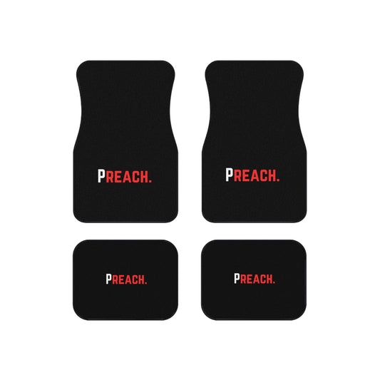PREACH. Car Mats —  Logo Floor Mat Set (4-Piece)