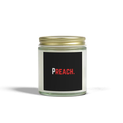 PREACH. Scented Candles, Coconut Apricot Wax (4oz, 9oz)