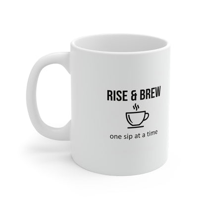 Rise & Brew Coffee Mug