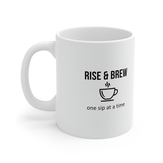 Rise & Brew Coffee Mug
