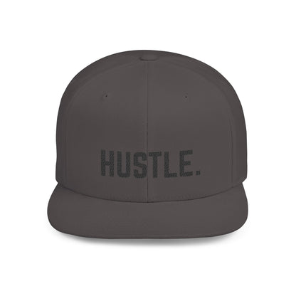 Hustle Flat Bill Snapback Hat