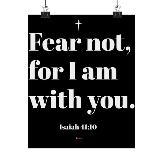 Isaiah 41:10 Wall Art Poster