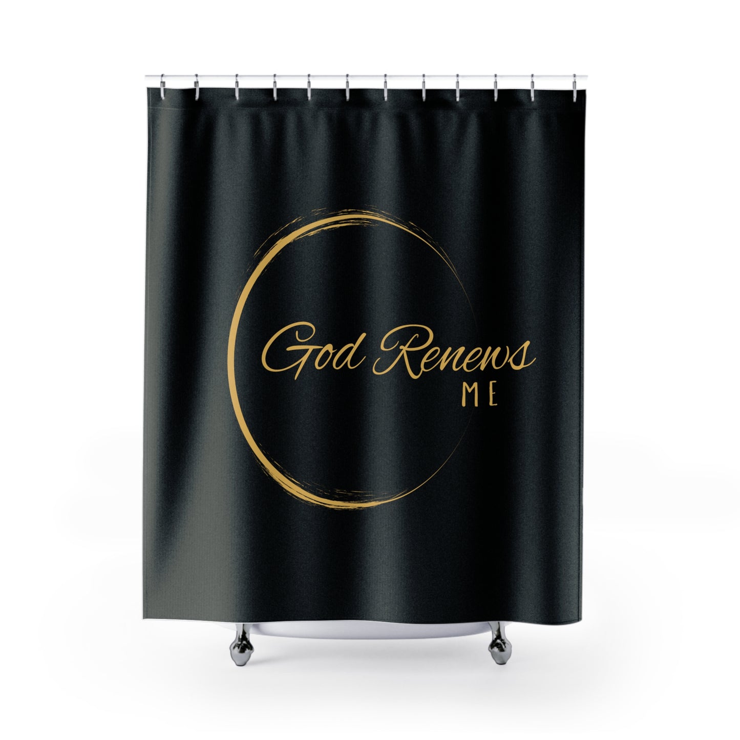 God Renews Me Shower Curtain