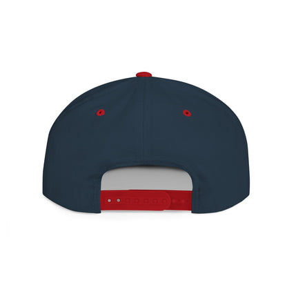Hustle Flat Bill Snapback Hat