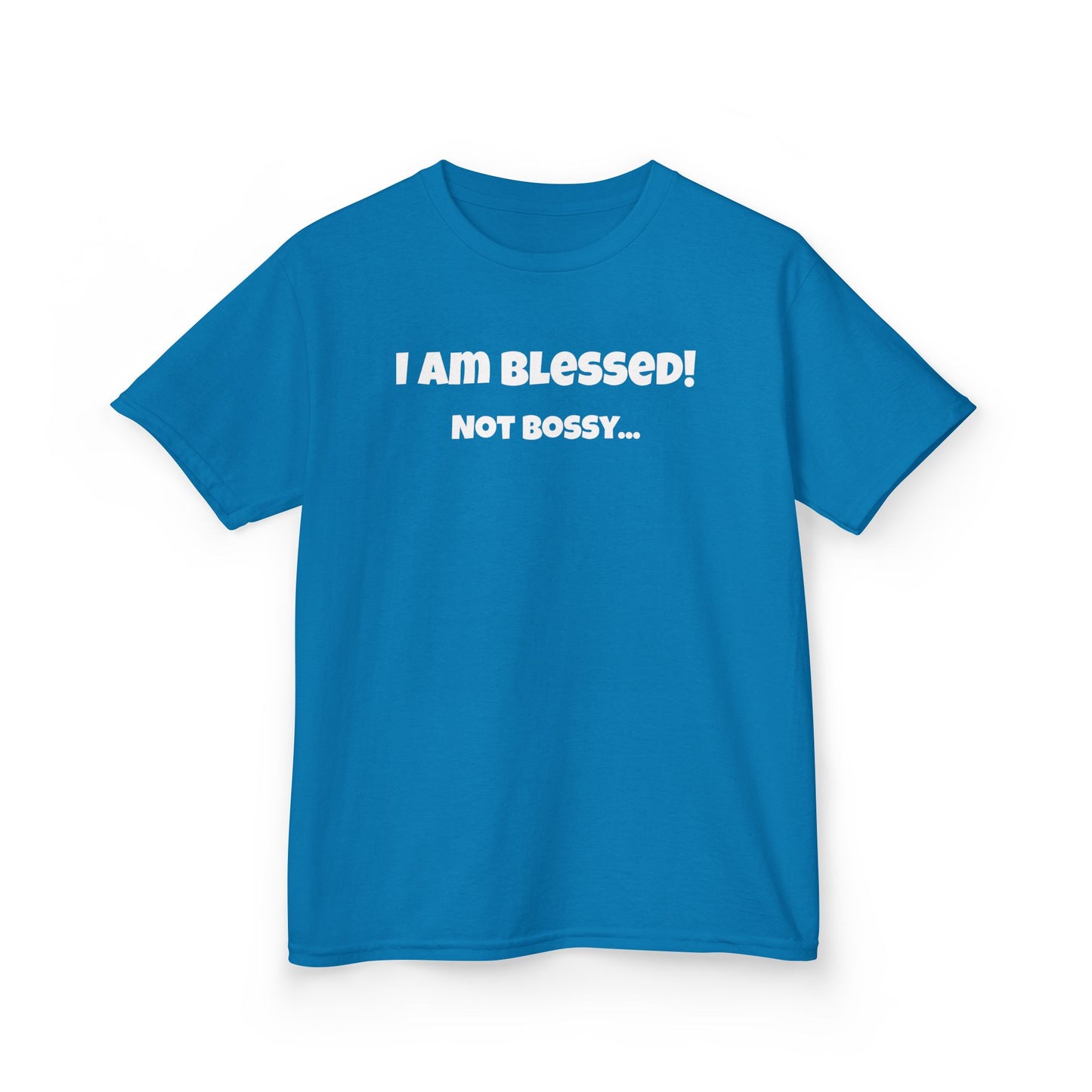 Blessed Not Bossy Kids Tee Shirt