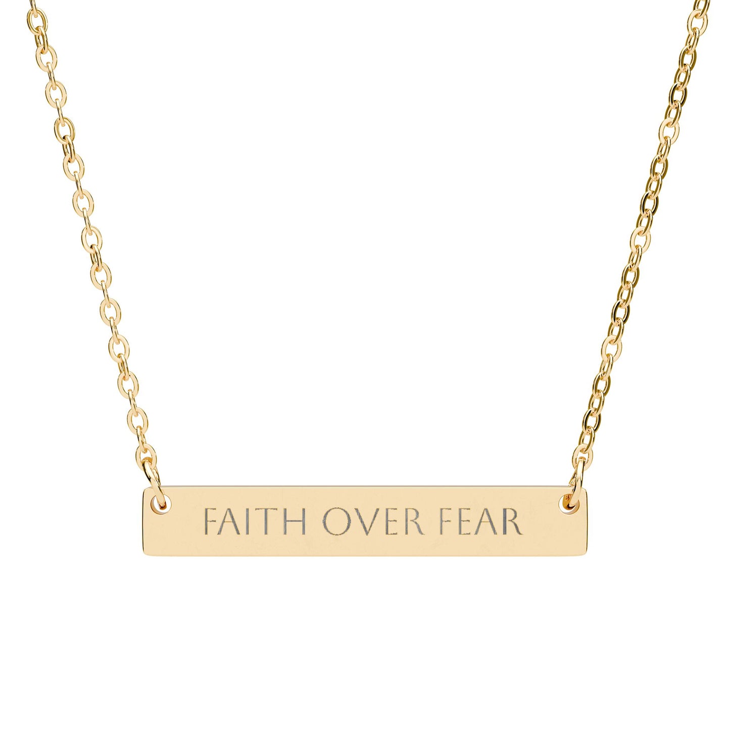 Faith Over Fear Necklace