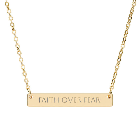 Faith Over Fear Necklace