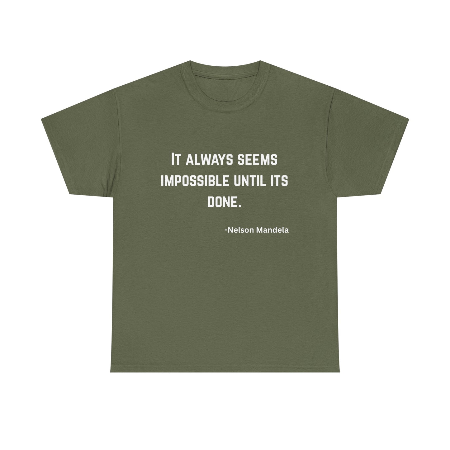 Nelson Mandela Quoted T-Shirt