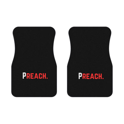 PREACH. Car Mat - Front Seat Floor Mats (Set of 2)