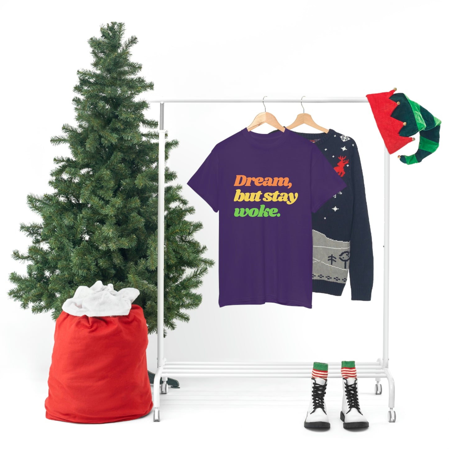 Dream, but stay woke. T-Shirt