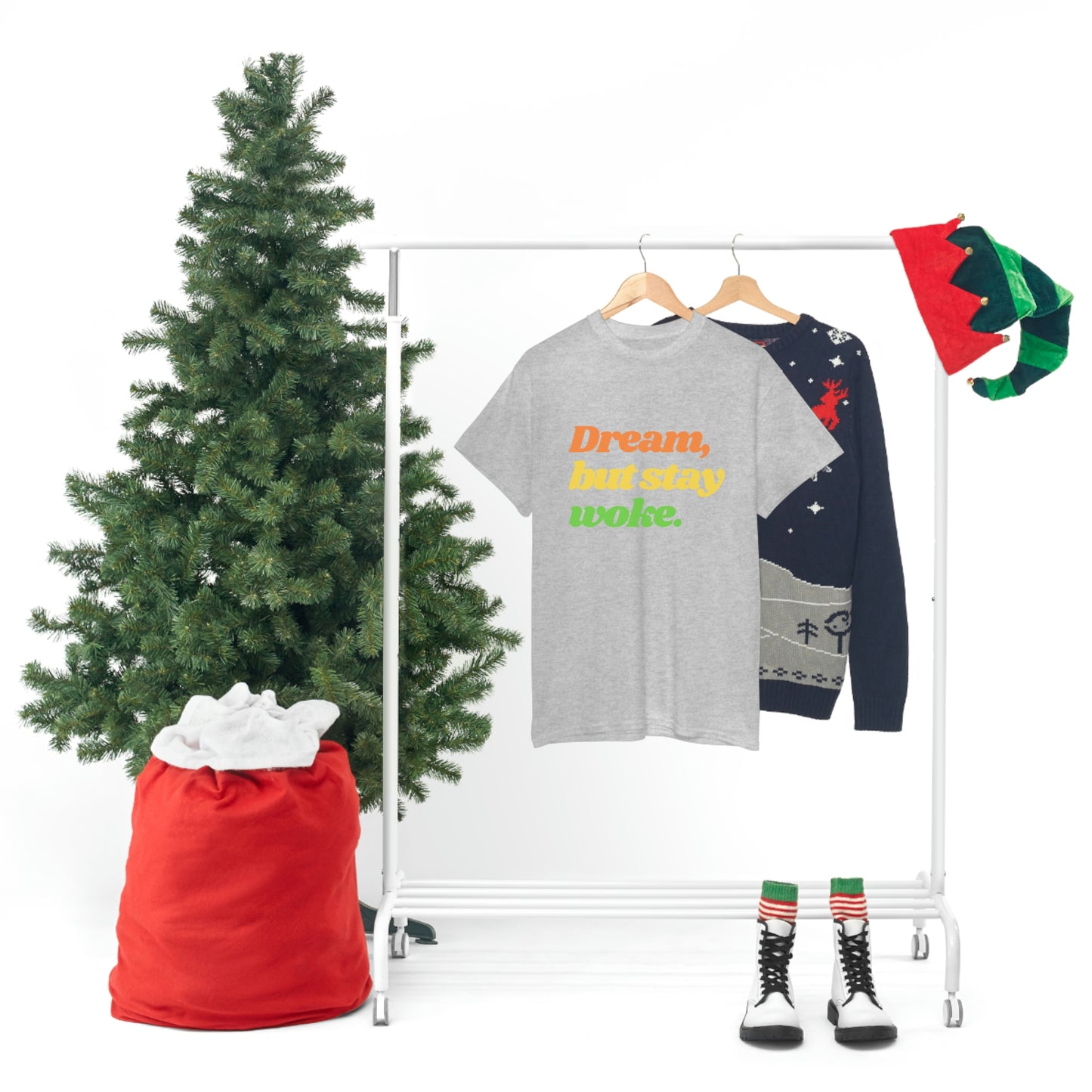 Dream, but stay woke. T-Shirt