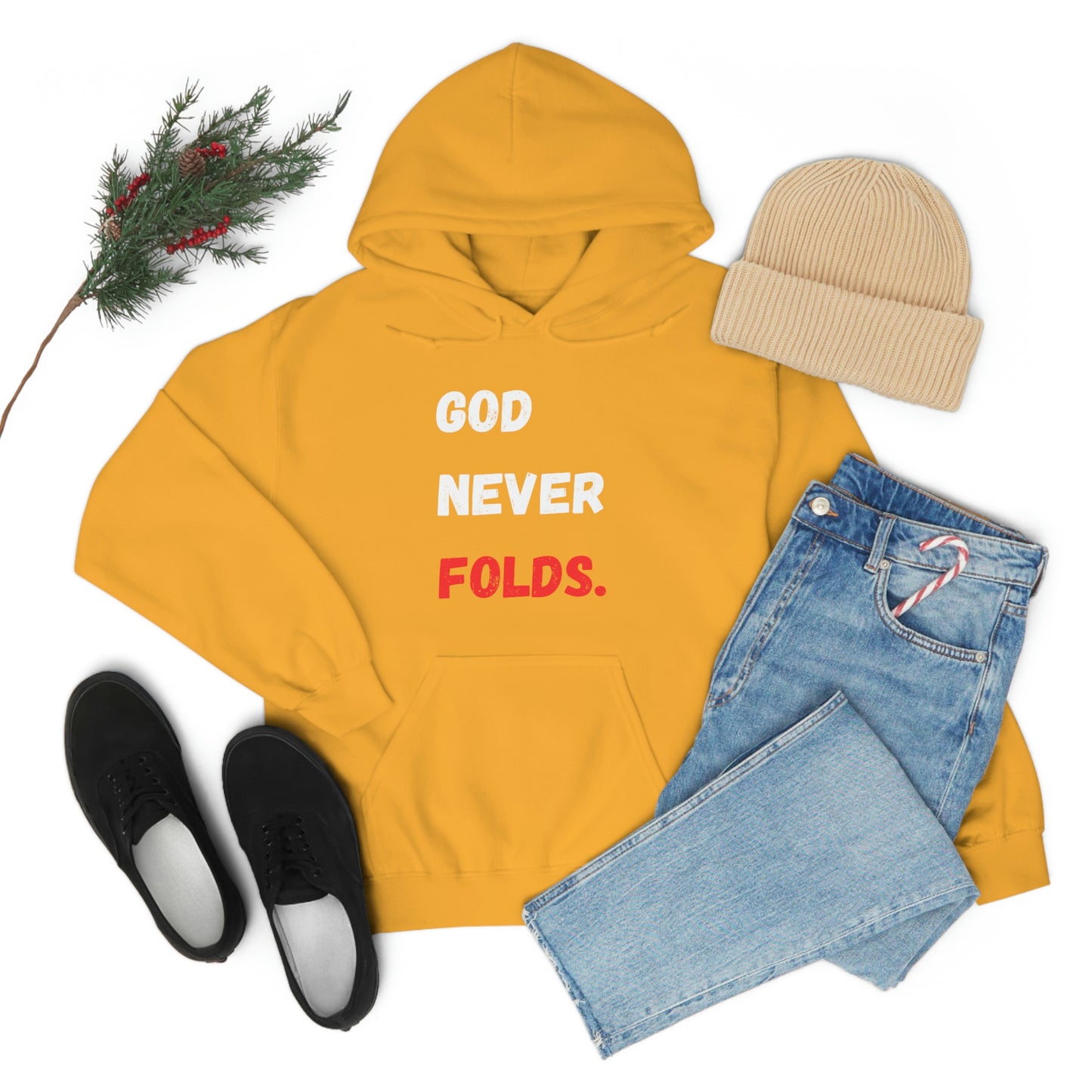 God Never Folds. Hoodie